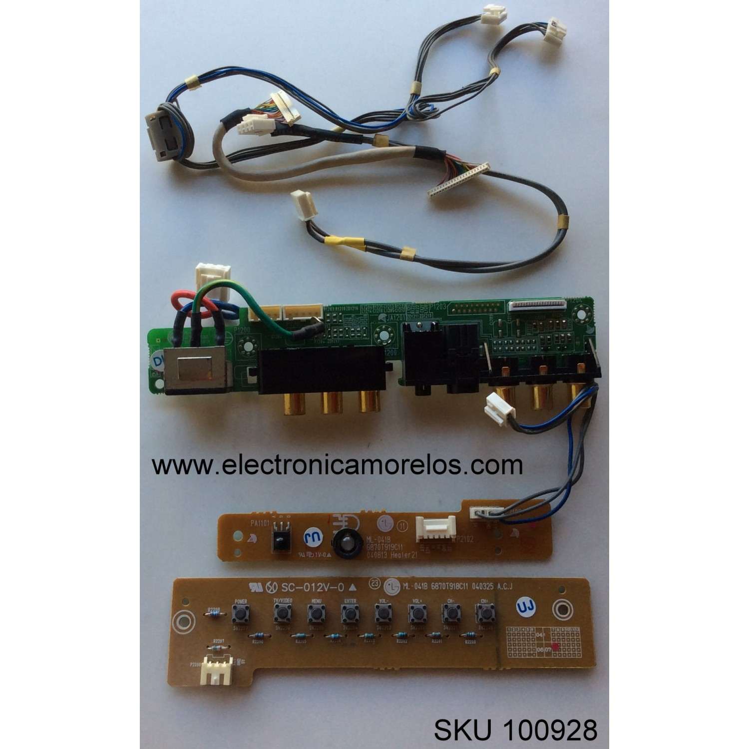 KIT DE CABLES PARA TV LG / ML-041B 6870T918C11 040325 / ML-041B 6870T919C11 040813 / ML-041B 6870T808J66 041206 / MODELO RM-15LA66K.ANUSLF